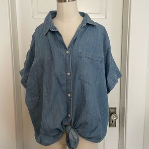 Madewell denim top